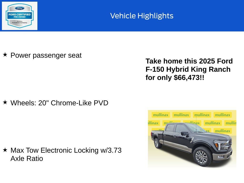 Used 2025 Ford F150 King Ranch w/ FX4 Off-Road Package AWD/4WD image 20