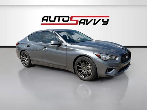 Used 2022 INFINITI Q50 Luxe w/ Cargo Package RWD image 1