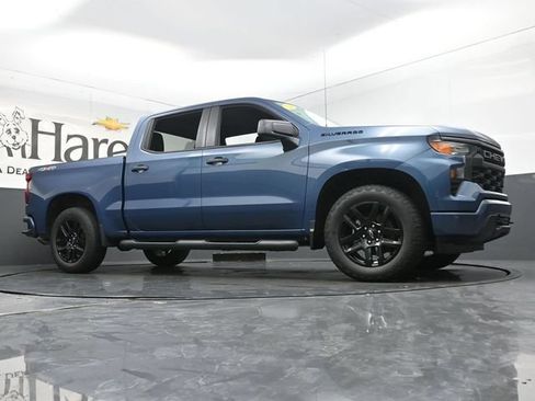 Used 2024 Chevrolet Silverado 1500 Custom w/ Turbomax Blackout Package AWD/4WD image 2
