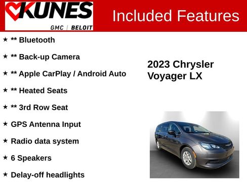 Used 2023 Chrysler Voyager LX image 2