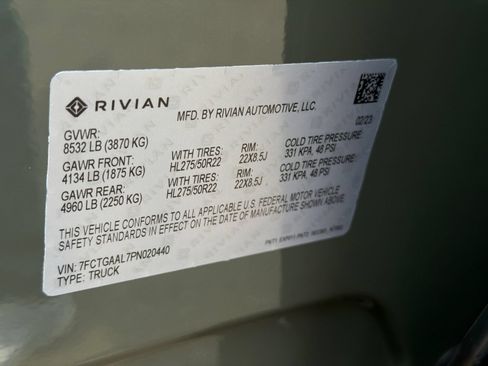 Used 2023 Rivian R1T Launch Edition AWD/4WD image 35