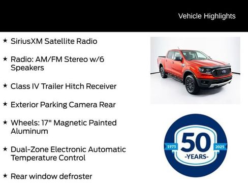 Used 2019 Ford Ranger XLT w/ Equipment Group 302A Luxury AWD/4WD image 11