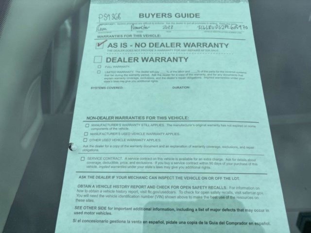 Used 2023 RAM ProMaster 2500 FWD image 46