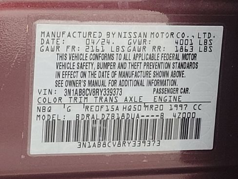 Used 2024 Nissan Sentra SV image 33