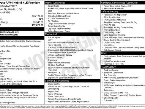 Certified 2024 Toyota RAV4 XLE Premium AWD/4WD image 34