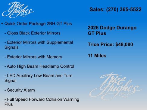 New 2026 Dodge Durango GT AWD/4WD image 20