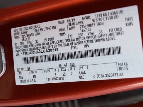 Used 2020 Ford Escape SEL image 34