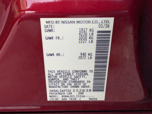 Used 2016 Nissan Altima 2.5 SL FWD image 31