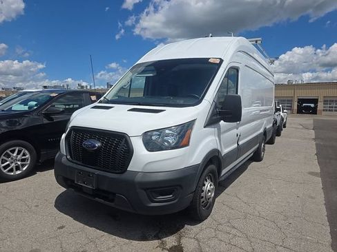Used 2023 Ford Transit 350 148 High Roof Extended w/ Fleet Safety Package RWD image 2
