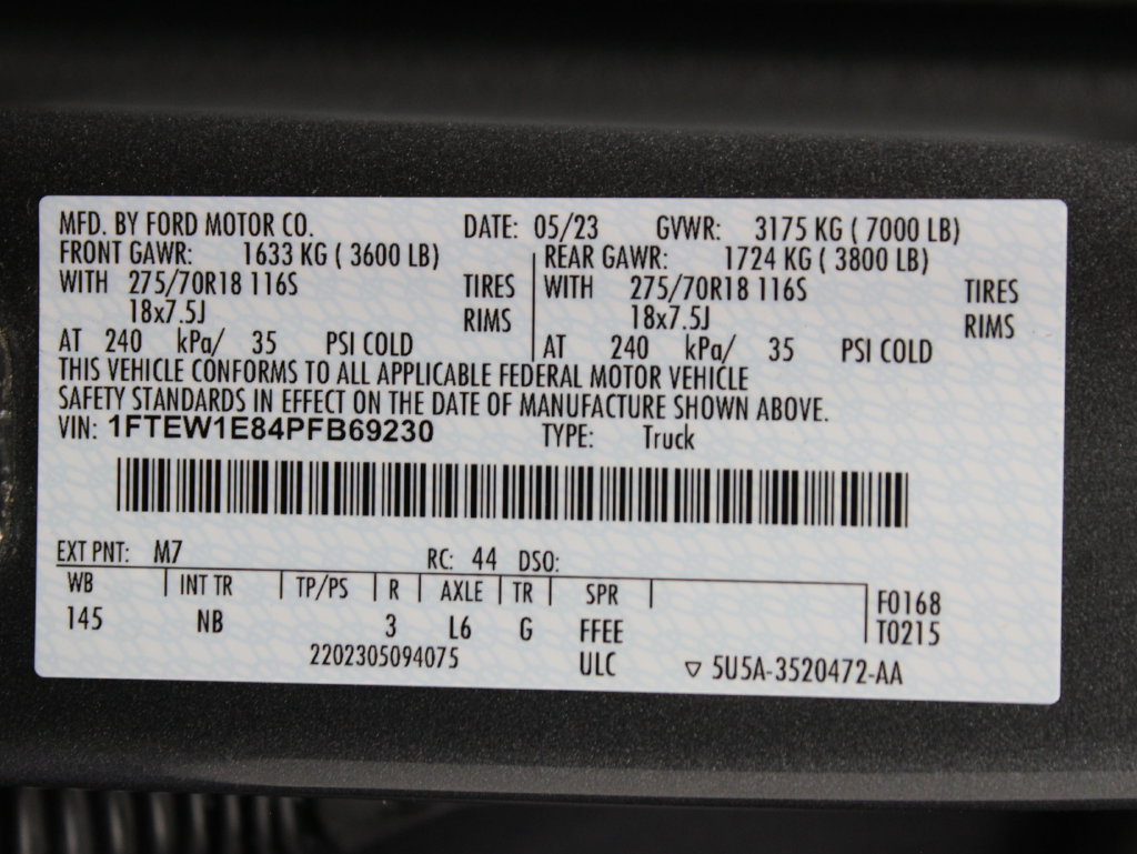 Used 2023 Ford F150 Tremor w/ Equipment Group 402A High AWD/4WD image 83