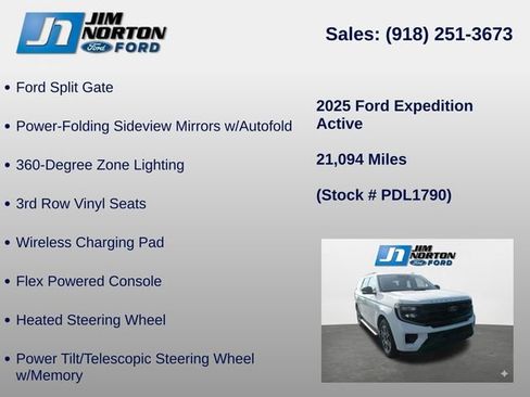 Used 2025 Ford Expedition Active AWD/4WD image 17