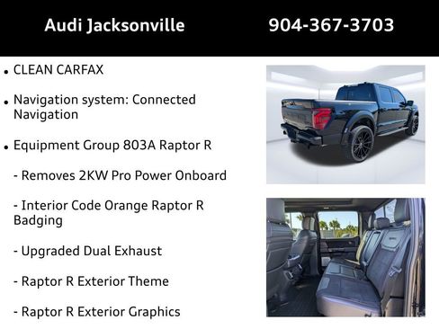 Used 2025 Ford F150 Raptor w/ Equipment Group 803A Raptor R AWD/4WD image 9
