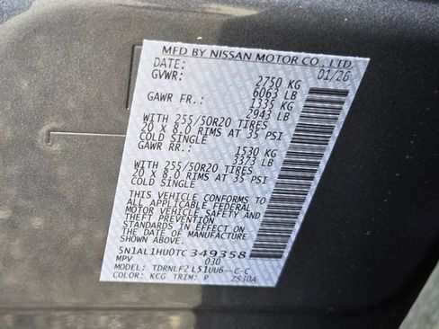 New 2026 INFINITI QX60 Autograph w/ Dark Cargo Package image 23