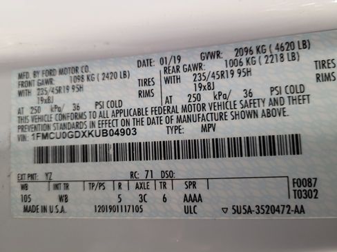 Used 2019 Ford Escape SE FWD image 33