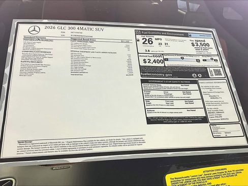New 2026 Mercedes-Benz GLC 300 4MATIC image 18