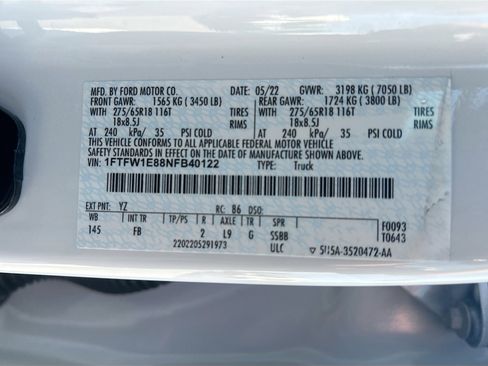 Used 2022 Ford F150 XLT w/ Equipment Group 302A High image 33