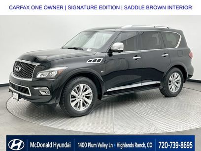Used 2016 INFINITI QX80 4WD w/ Signature Edition Package