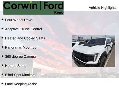 Used 2026 Ford F150 Raptor w/ Equipment Group 803A Raptor R AWD/4WD image 7
