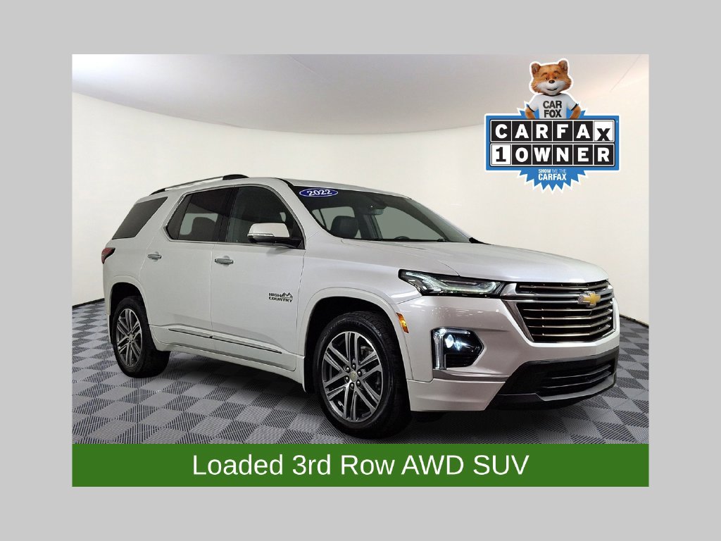 Used 2022 Chevrolet Traverse High Country w/ LPO, Floor Liner Package AWD/4WD image 1