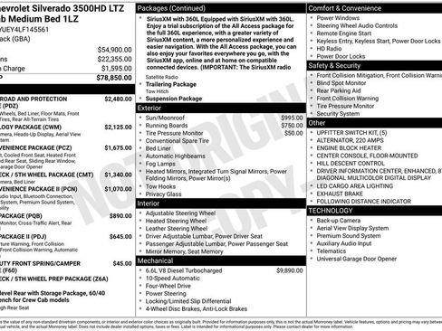 Used 2020 Chevrolet Silverado 3500 LTZ AWD/4WD image 35