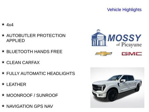 Used 2024 Ford F150 Platinum w/ Equipment Group 702A High image 11