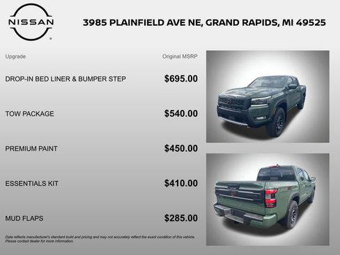 New 2026 Nissan Frontier PRO-4X w/ Tow Package AWD/4WD image 6