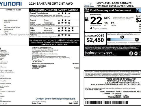 Used 2024 Hyundai Santa Fe XRT AWD/4WD image 18