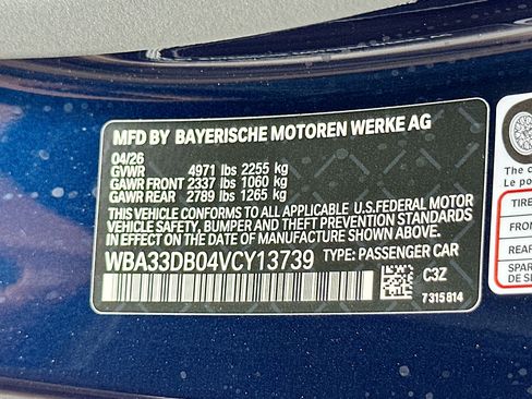 New 2027 BMW 430i Convertible w/ M Sport Package RWD image 26
