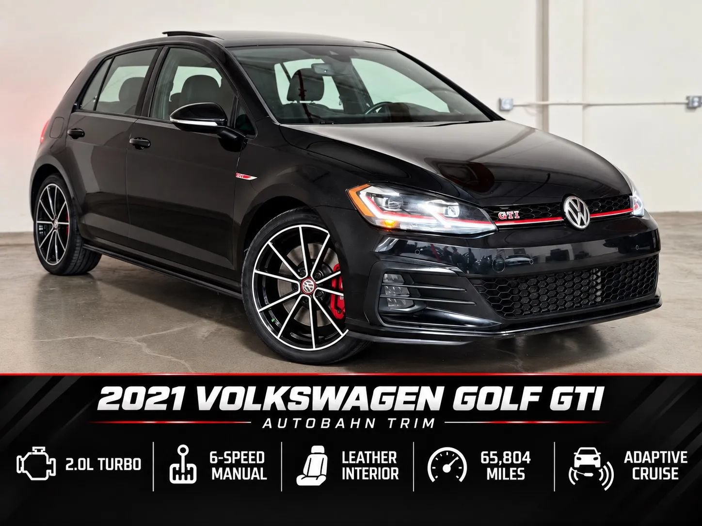 Used 2021 Volkswagen GTI Autobahn FWD image 1