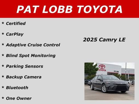 Used 2025 Toyota Camry LE image 36