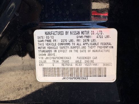 Used 2012 INFINITI G37 Journey w/ Premium Pkg RWD image 38
