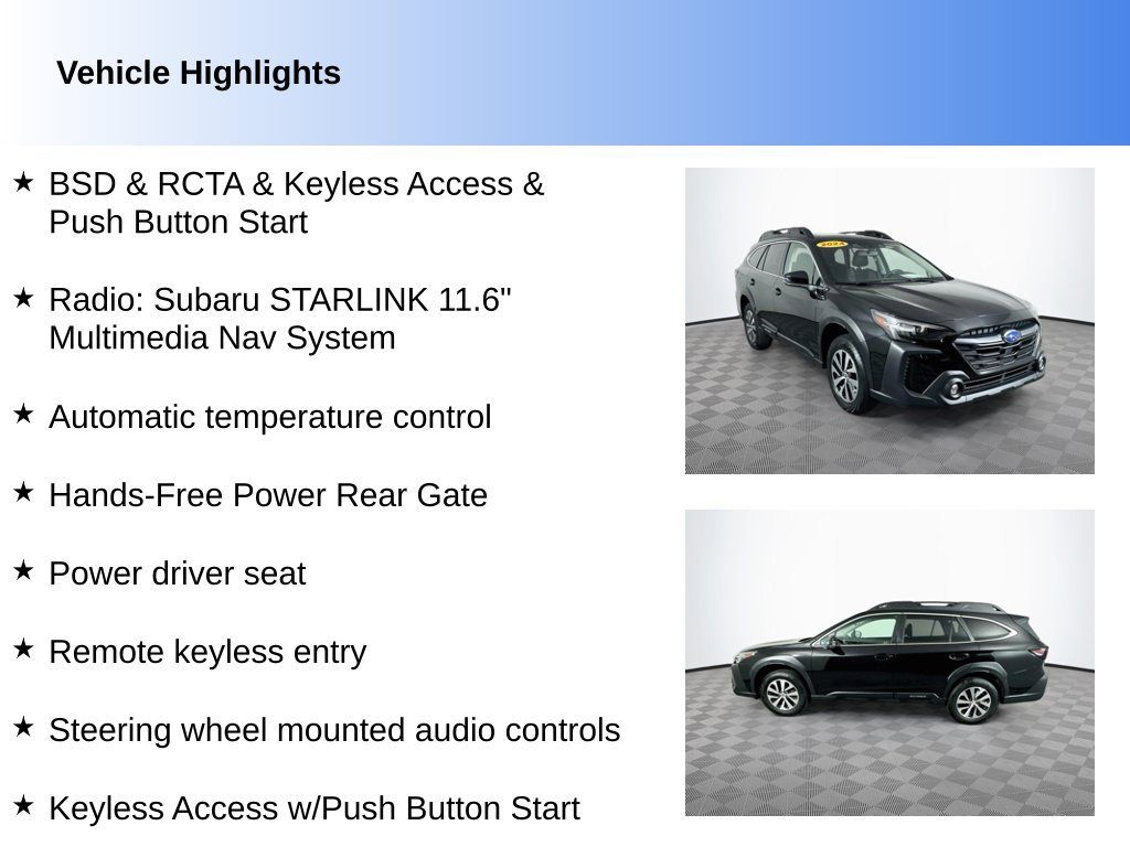 Used 2024 Subaru Outback Premium AWD/4WD image 2