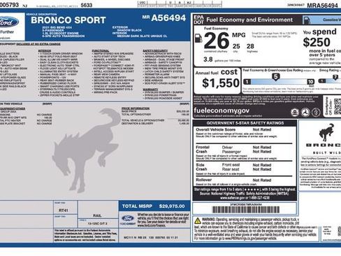 Used 2021 Ford Bronco Sport Big Bend AWD/4WD image 25
