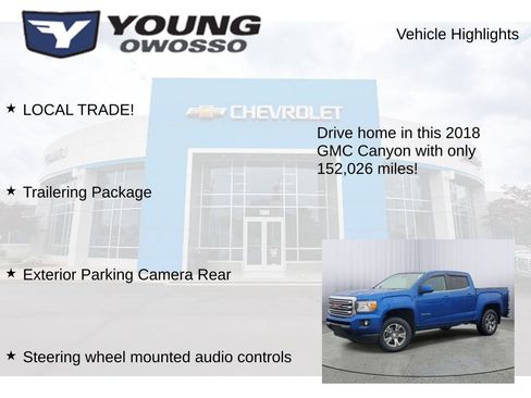 Used 2018 GMC Canyon SLE w/ SLE Convenience Package image 8