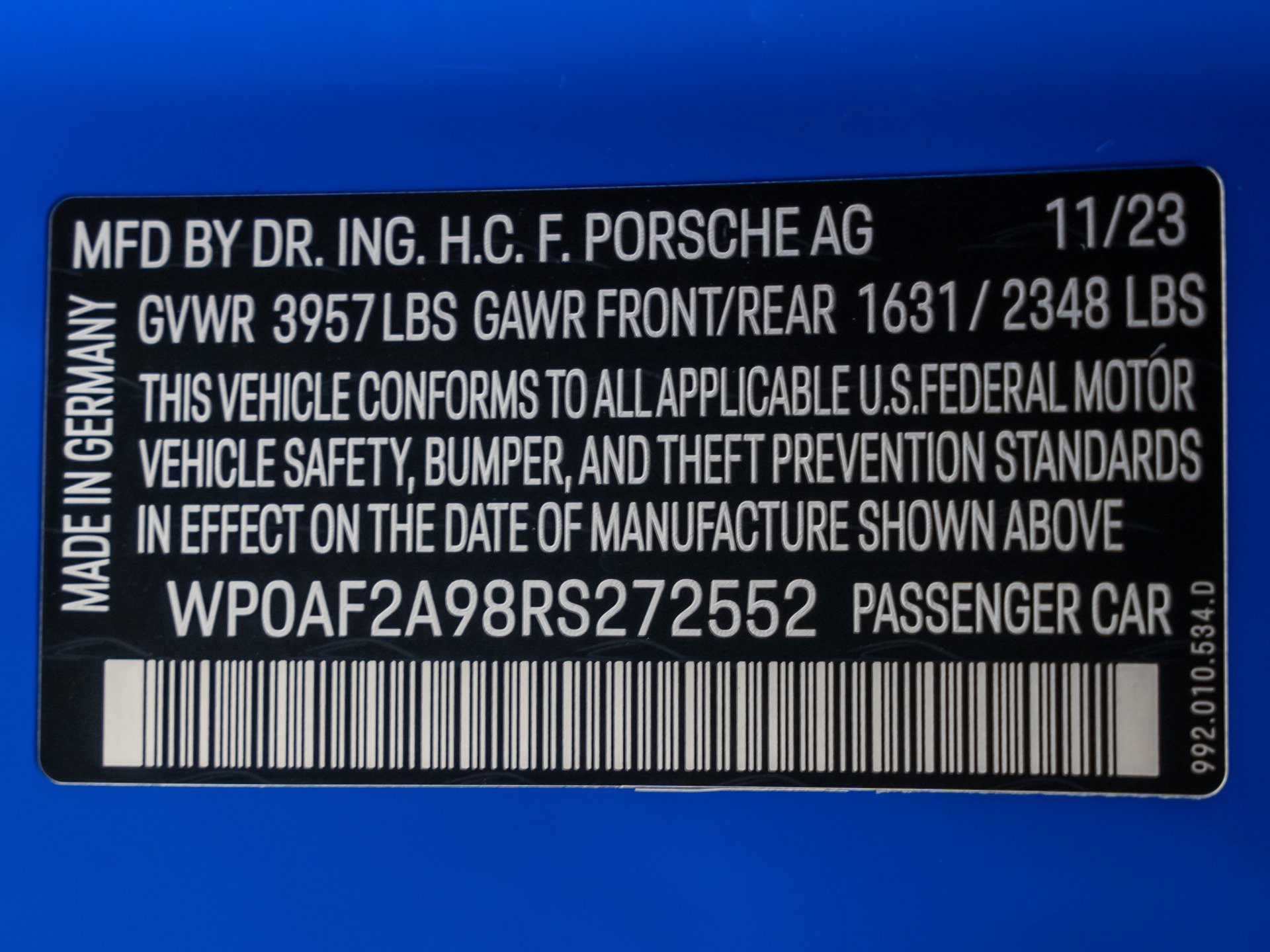 Used 2024 Porsche 911 GT3 RS RWD image 86