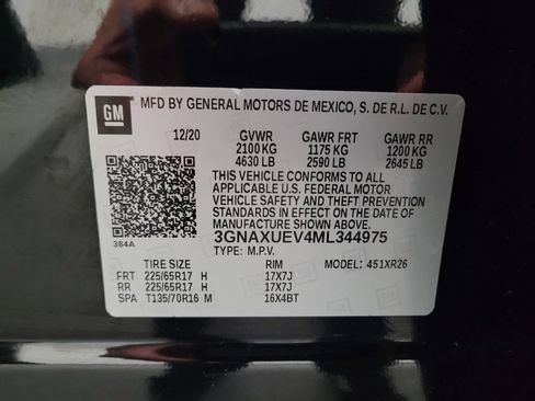 Used 2021 Chevrolet Equinox LT w/ LPO, Floor Liner Package AWD/4WD image 33