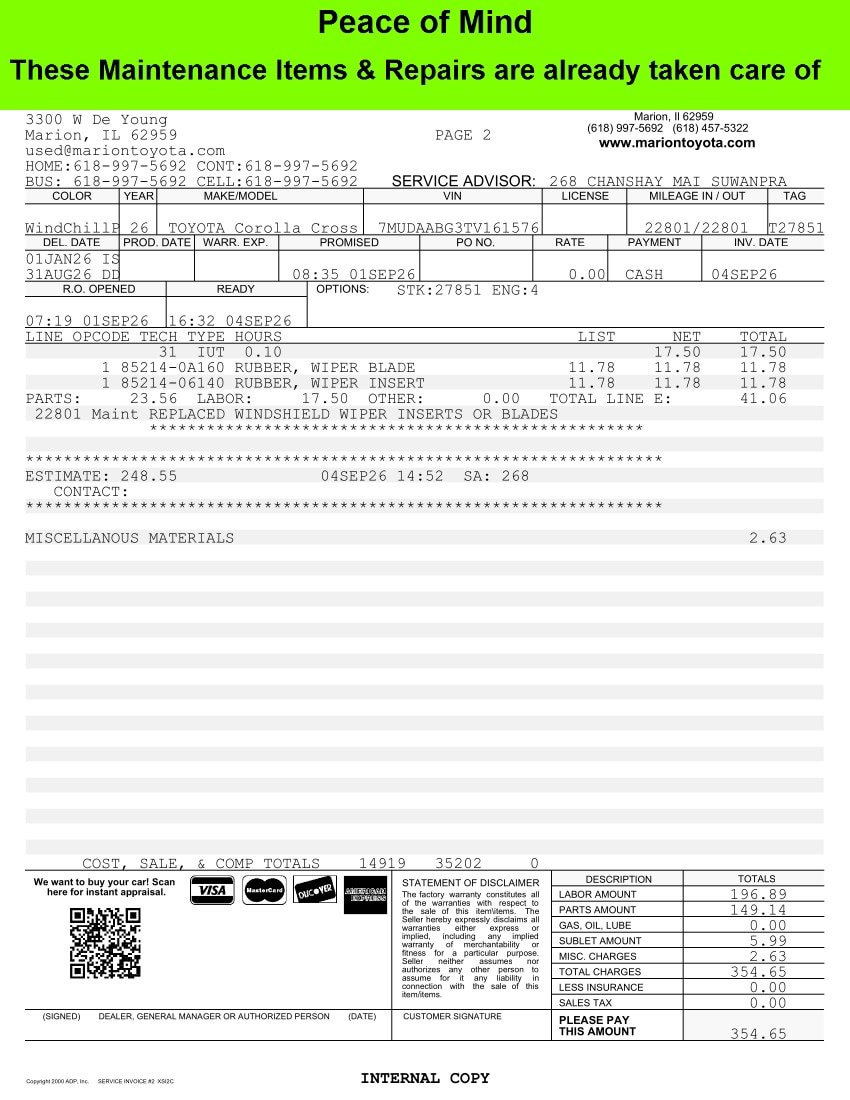 Certified 2026 Toyota Corolla Cross XLE w/ Convenience Package AWD/4WD image 35