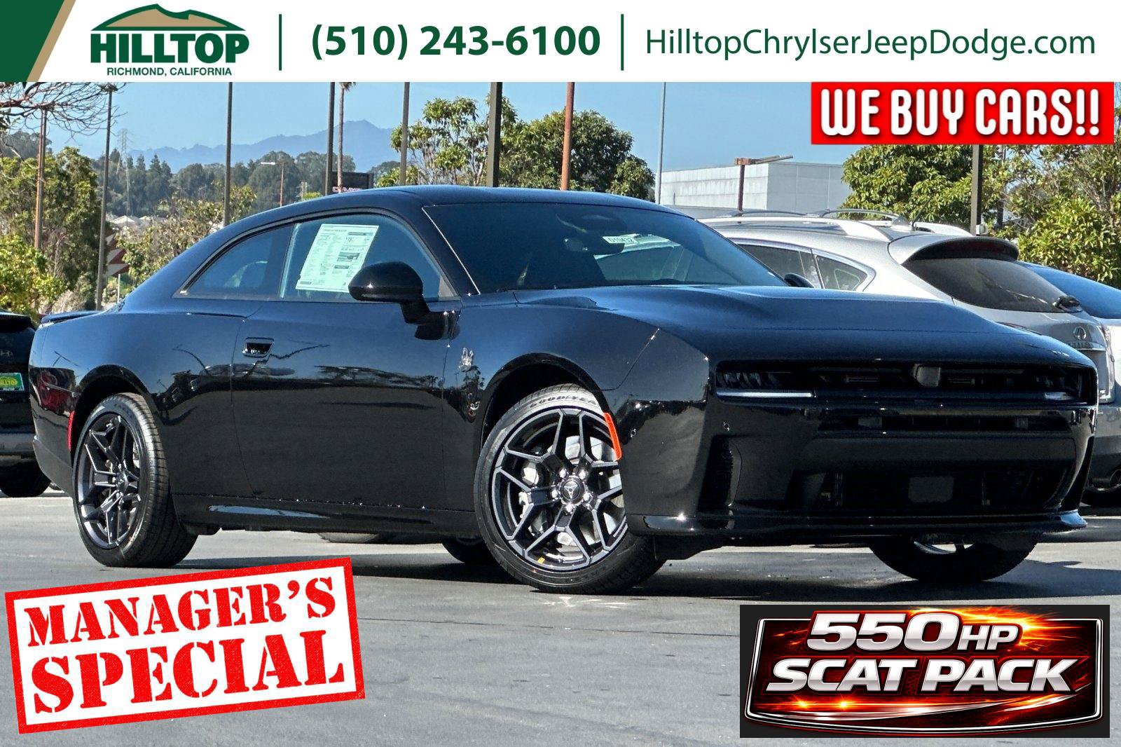 New 2026 Dodge Charger Scat Pack w/ Blacktop Package AWD/4WD image 1