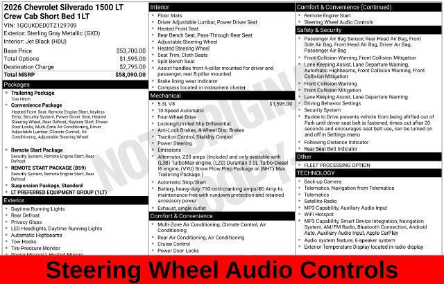 Used 2026 Chevrolet Silverado 1500 LT AWD/4WD image 18