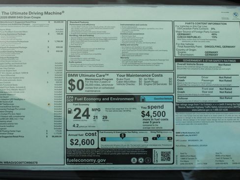 New 2026 BMW 840i image 35