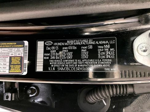 Certified 2024 Hyundai Tucson SEL AWD/4WD image 34