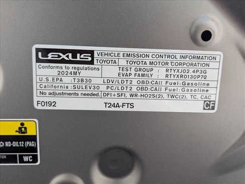 Used 2024 Lexus NX 350 AWD w/ Cold Area Package image 24