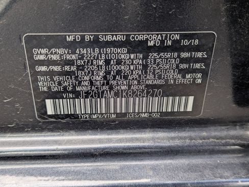 Used 2019 Subaru Crosstrek 2.0i Limited w/ Popular Package #4 AWD/4WD image 11