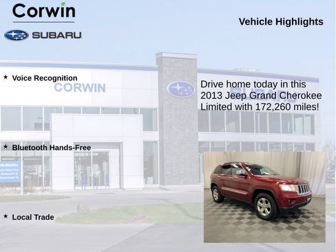 Used 2013 Jeep Grand Cherokee Limited w/ Trailer Tow Group AWD/4WD image 6