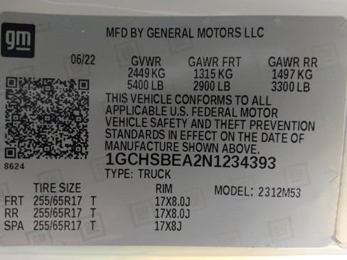 Used 2022 Chevrolet Colorado W/T RWD image 33