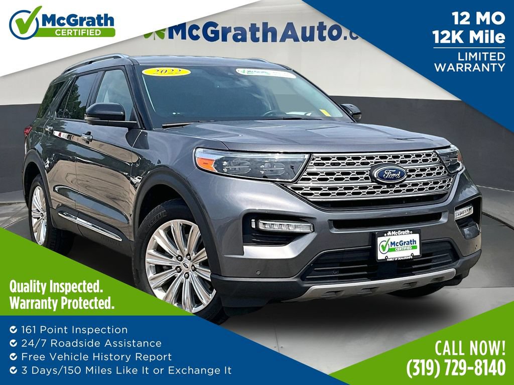 Used 2022 Ford Explorer Limited w/ Hybrid Equipment Group 310A AWD/4WD image 1
