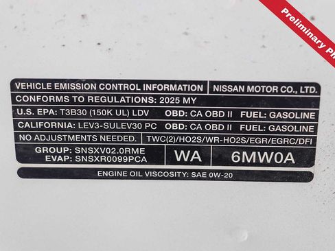 Used 2025 Nissan Sentra SR w/ SR Premium Package FWD image 21