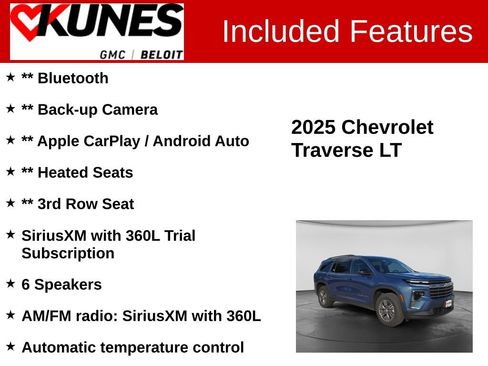 Used 2025 Chevrolet Traverse LT AWD/4WD image 2