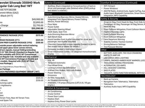New 2026 Chevrolet Silverado 3500 W/T w/ WT Convenience Package AWD/4WD image 1