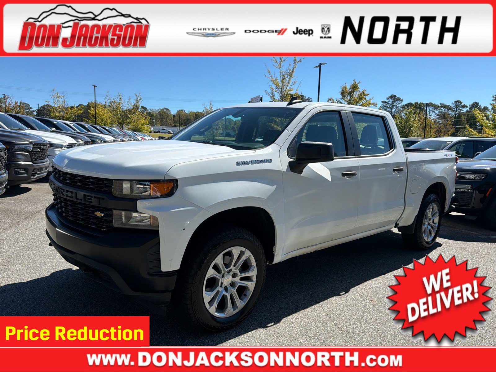 Used 2019 Chevrolet Silverado 1500 W/T w/ Trailering Package AWD/4WD image 1